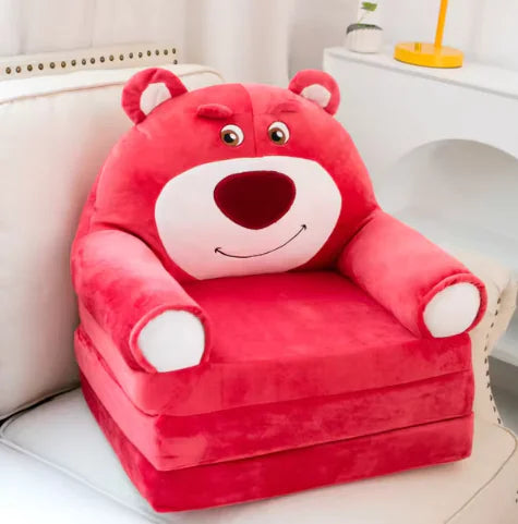 Canapé-lit d'animaux en peluche doux