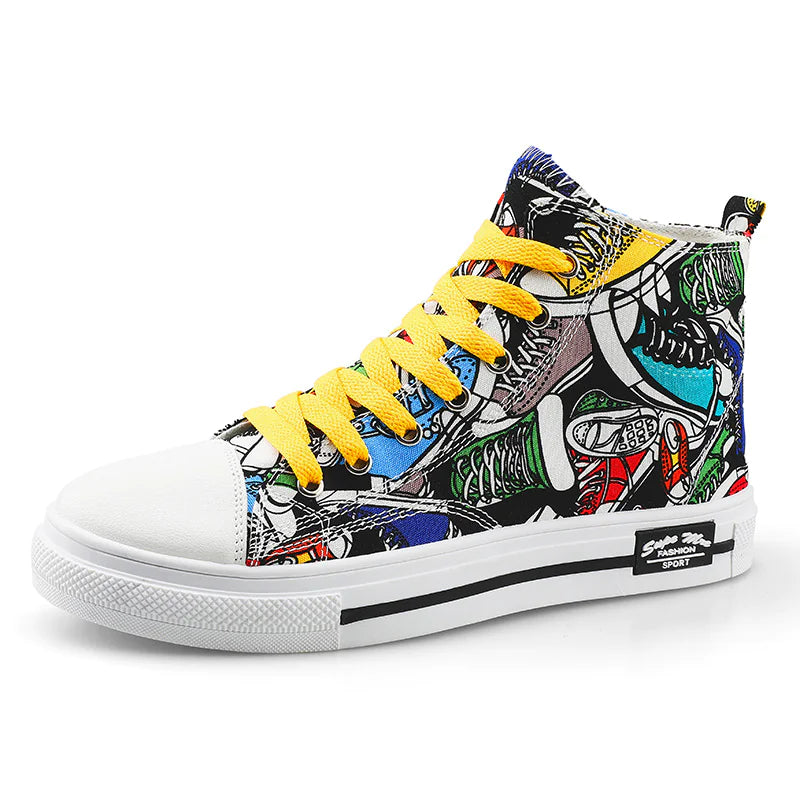 Baskets en toile d'automne tendance pour hommes