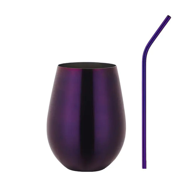 Tasse à bière et à vin en acier inoxydable