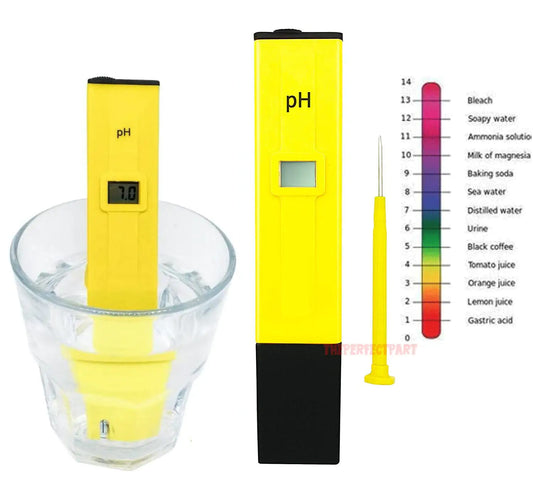 PHmètre électrique numérique Testeur LCD Poche Hydroponique Stylo de test d'eau d'aquarium