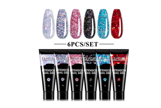 Ensemble de kit de vernis à ongles en gel d'extension