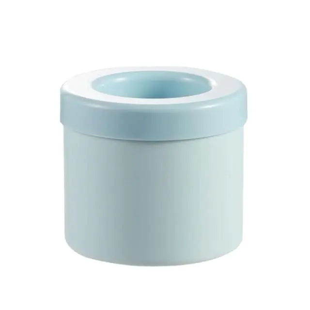 Seau de machine à glaçons portable à cylindre en silicone