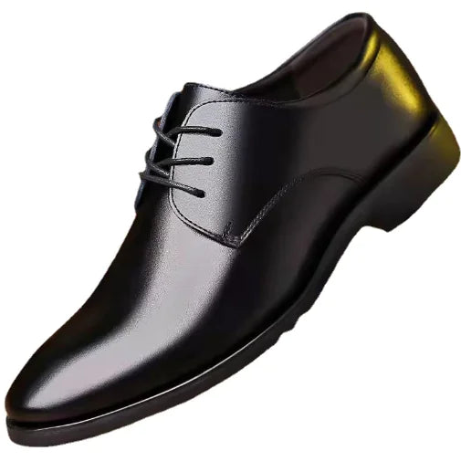 Oxfords classiques en cuir pour hommes : chaussures habillées formelles de style britannique