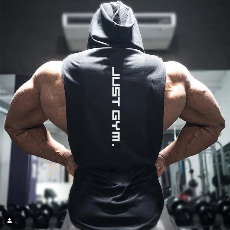 Débardeur à capuche de gym