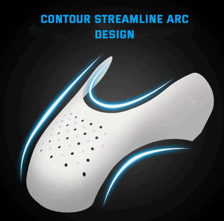 Paire de chaussures de sport Anti-crésures Protecteur de réduction de la force de l'orteil Couverture de chaussures de plis