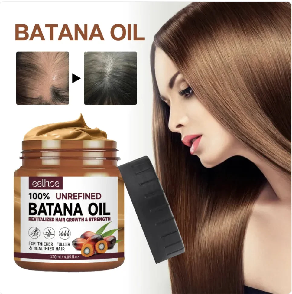 Revitalisant et masque capillaire à l'huile de Batana pour lisser, lisser et réparer les cheveux abîmés