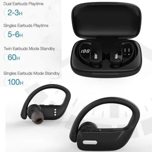 Casque Bluetooth TWS 5.0 Écouteurs sans fil Écouteurs Écouteurs Écouteurs Crochet d'oreille stéréo