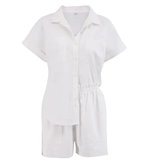 Chemise À Manches Courtes Et Short