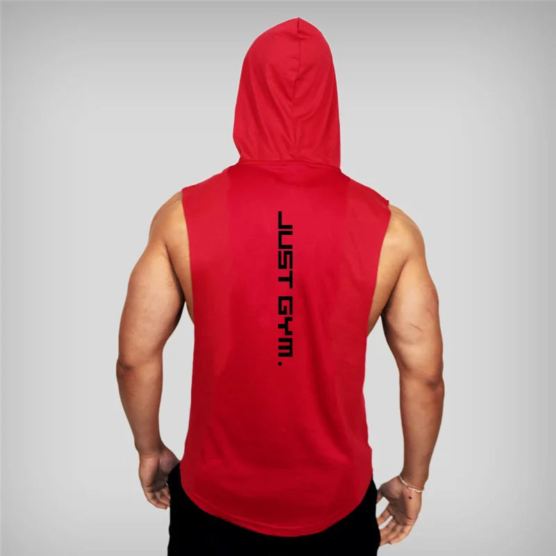 Débardeur à capuche de gym