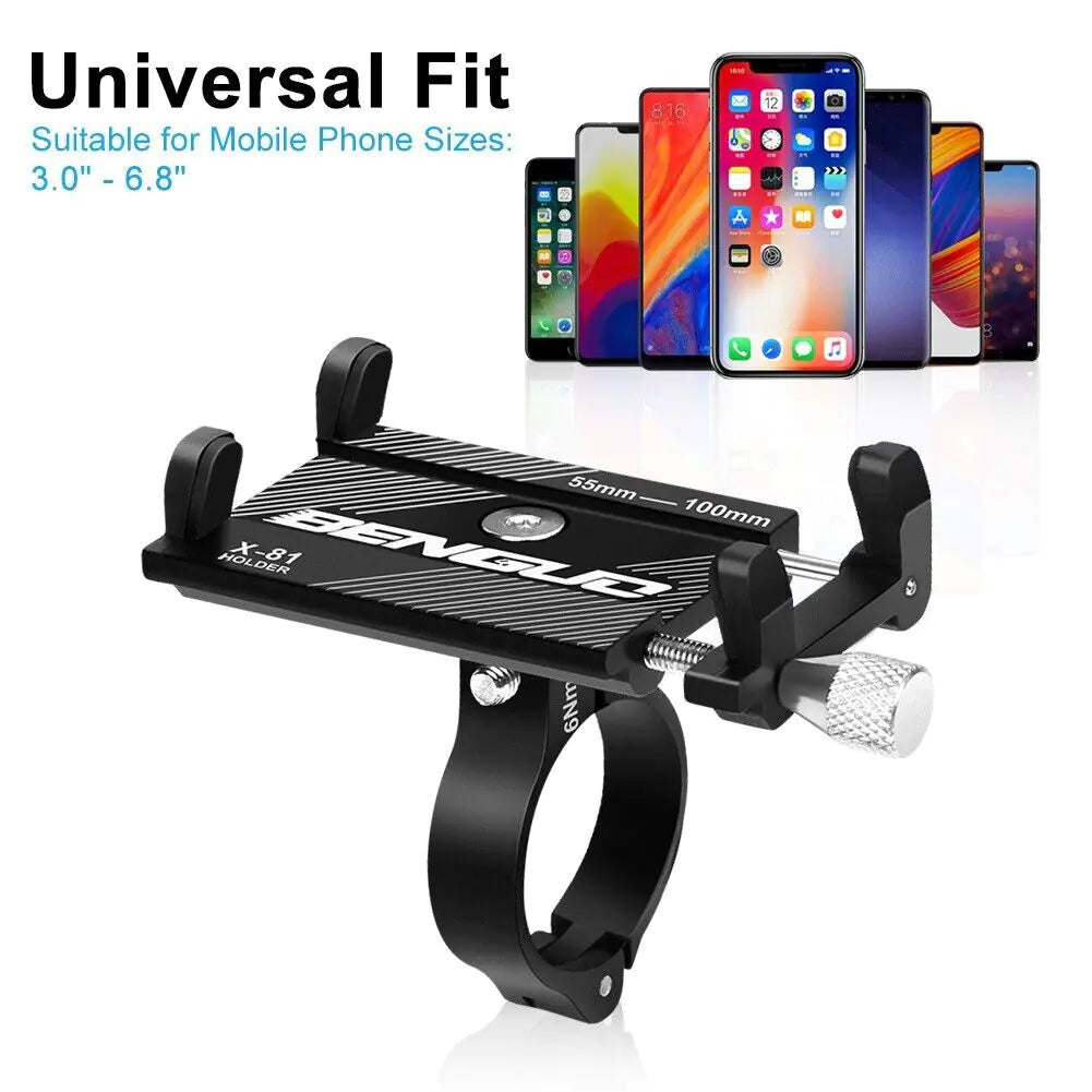 Guidon de support de vélo de moto en aluminium pour téléphone portable GPS US