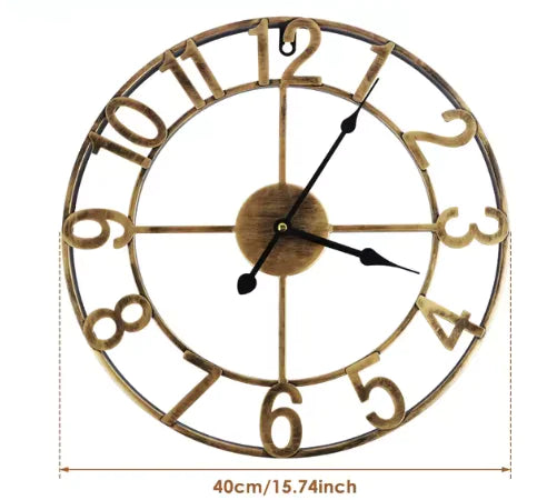 Horloge murale lumineuse silencieuse 16/10in