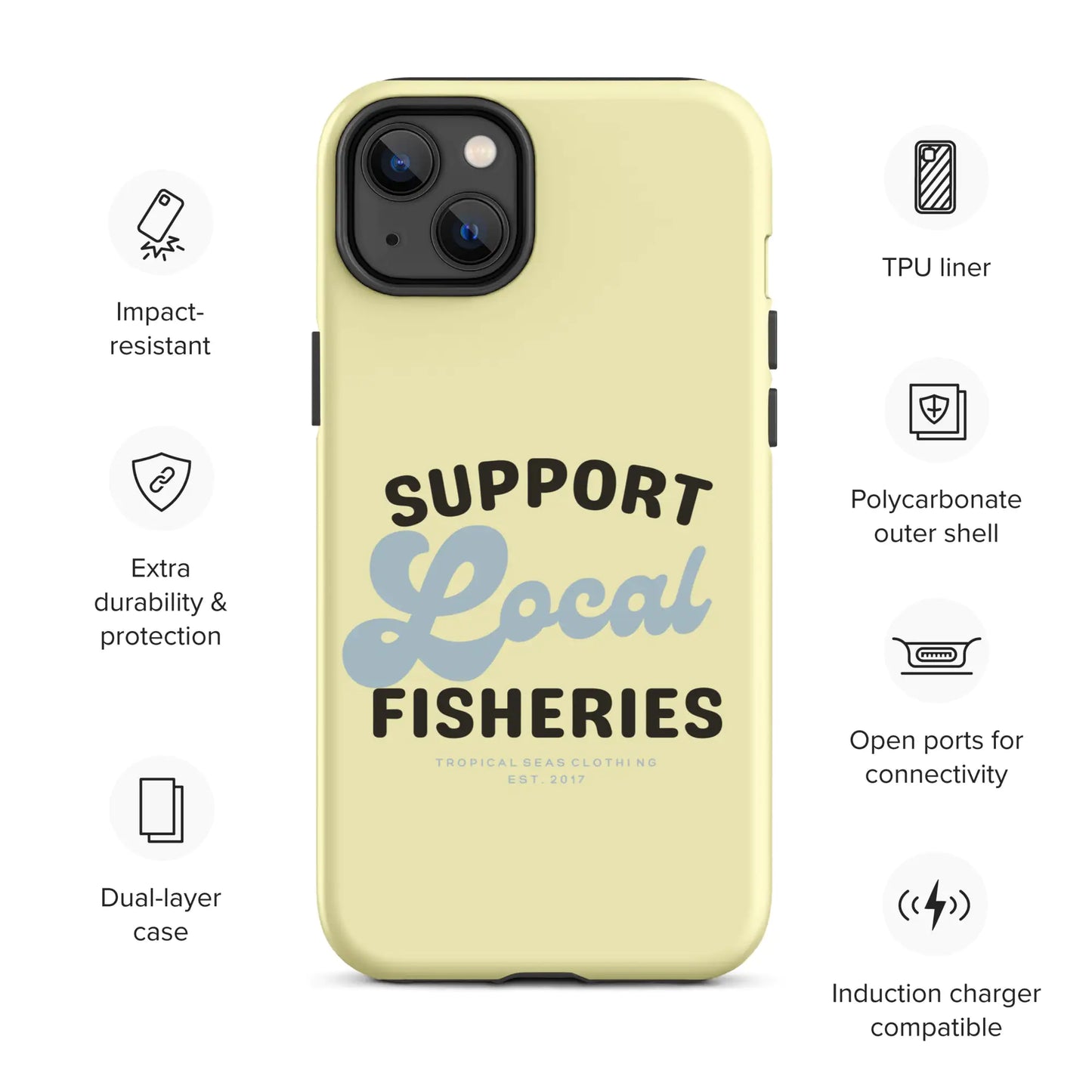 Coque robuste pour pêche locale pour iPhone®