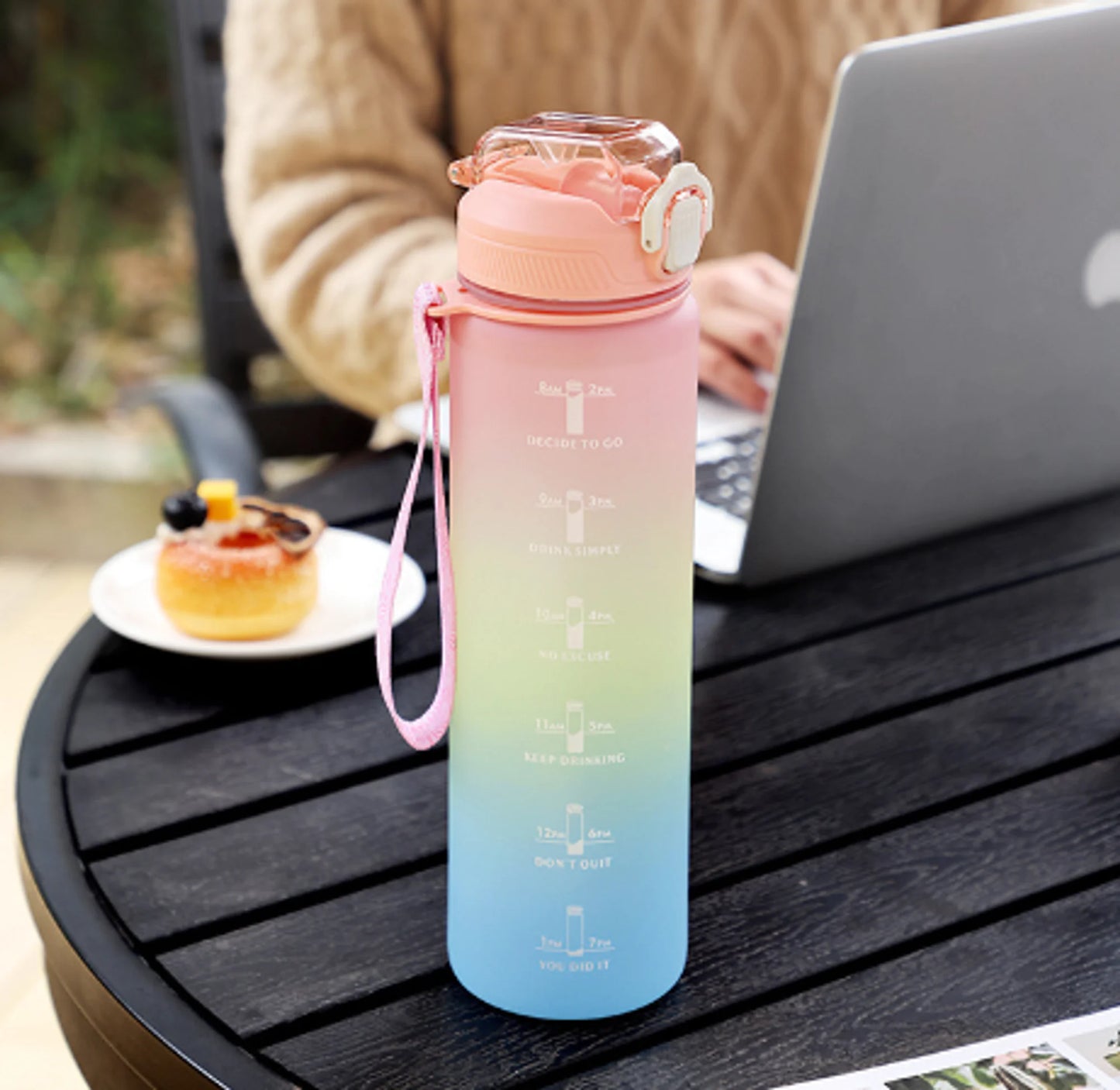 Bouteille d'eau de 1 litre-Ombre