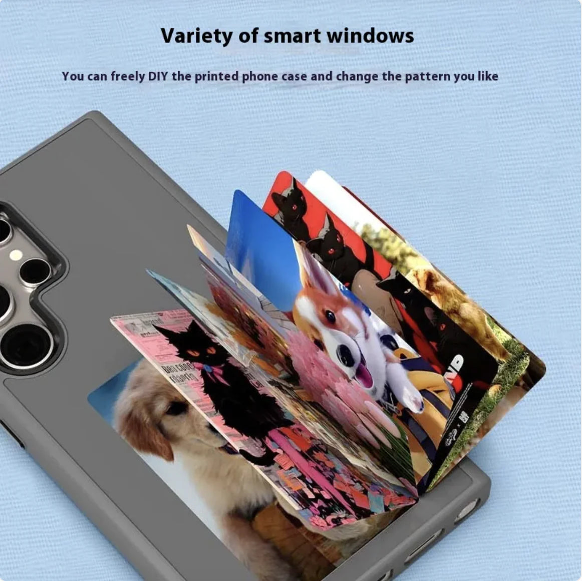 Coque de téléphone à induction sans charge NFC à écran d'encre