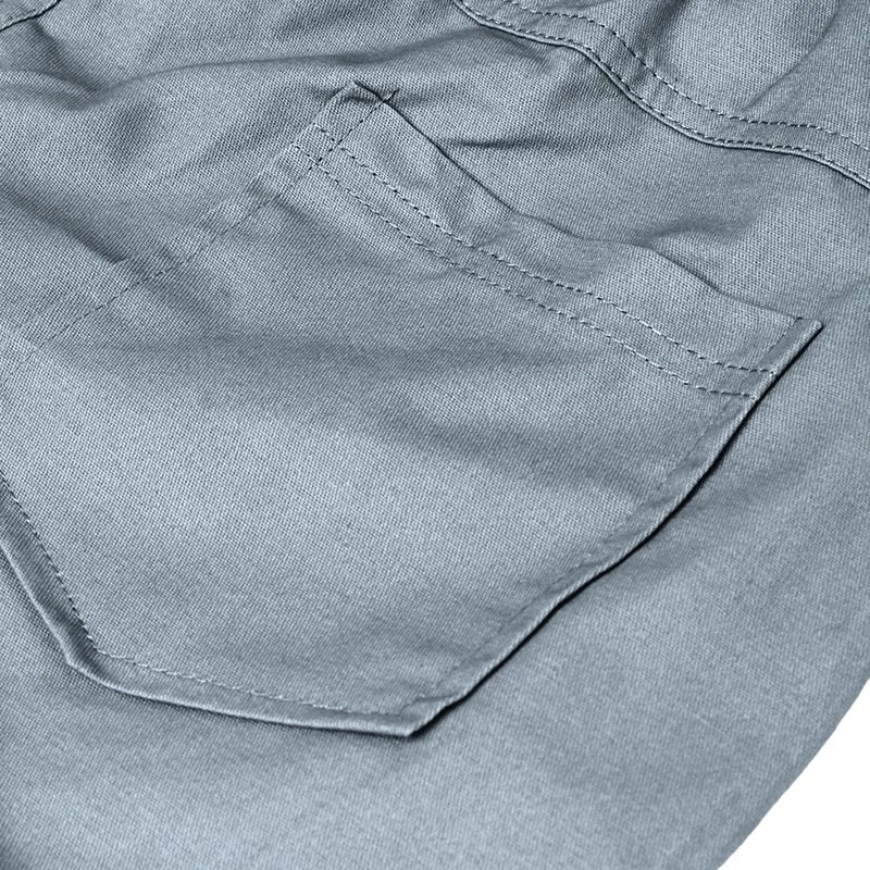 Hommes Casual Chino Cargo Shorts Taille élastique Cordon de serrage 6 poches Pantalon d'été