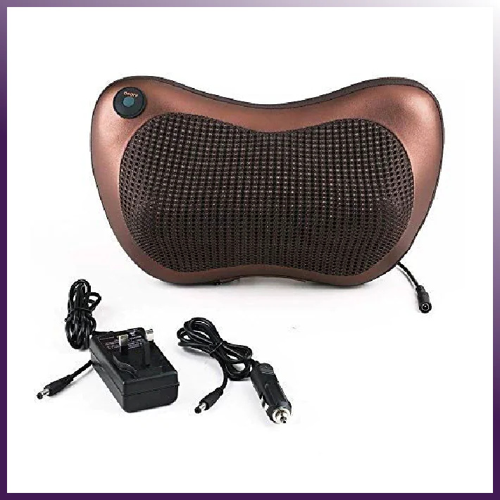 Oreiller de massage du dos et du cou avec chauffage