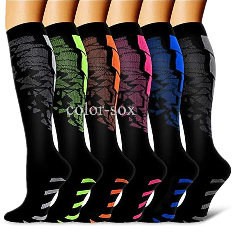 Chaussettes de récupération sportive à compression graduée