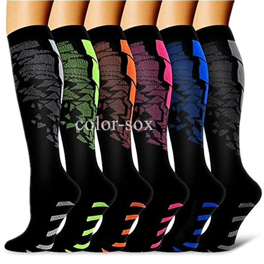 Chaussettes de récupération sportive à compression graduée