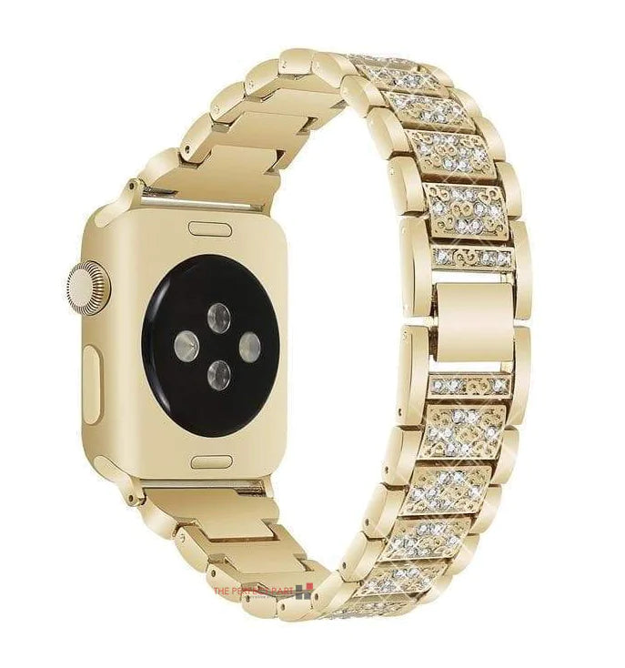 Crystal Bling Band Case iWatch Strap pour Apple Watch Ultra Series 8 7 SE 6 5 4 3