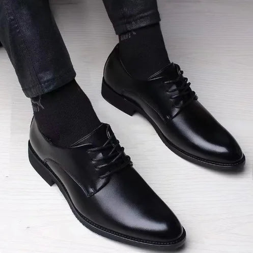 Oxfords classiques en cuir pour hommes : chaussures habillées formelles de style britannique