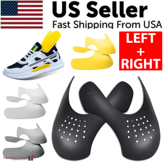 Paire de chaussures de sport Anti-crésures Protecteur de réduction de la force de l'orteil Couverture de chaussures de plis
