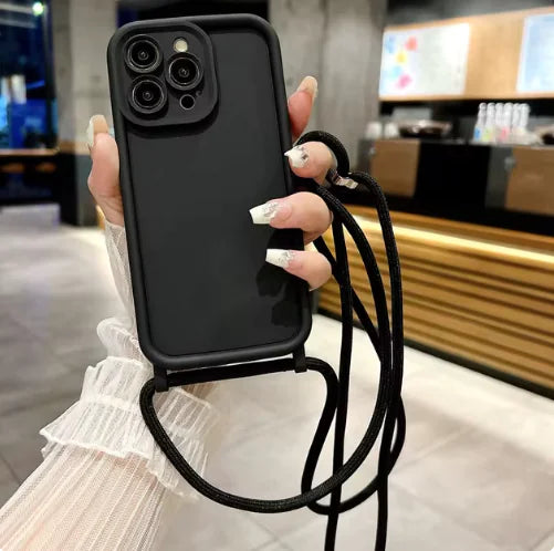 Étui à lanière en silicone souple