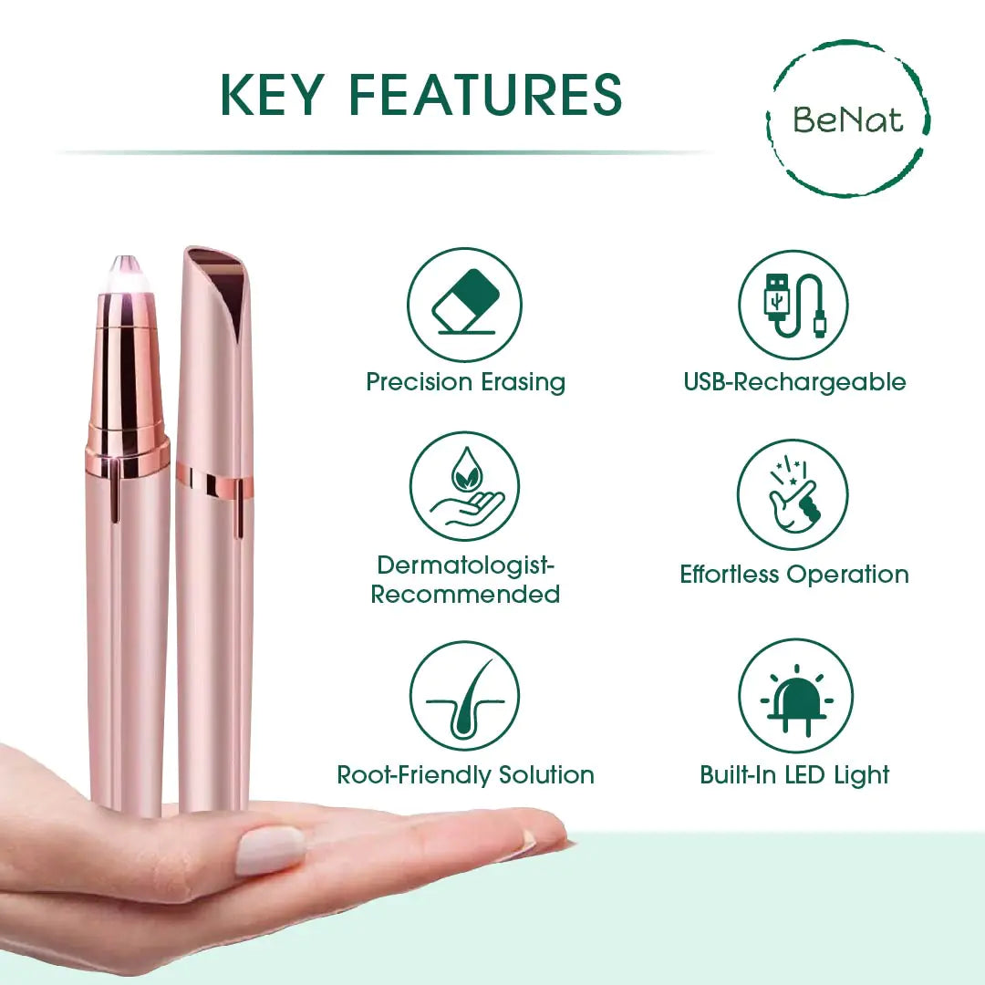 Ensemble rechargeable d'épilations pour le visage et les sourcils - Paquet de 2