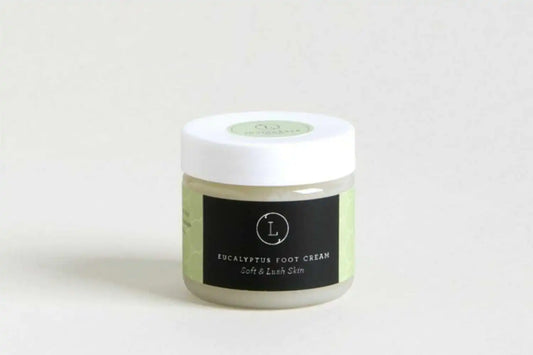 Crème pour les pieds au beurre de karité d'eucalyptus