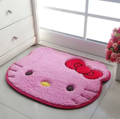 Tapis de sol Kawaii Kitty à séchage rapide
