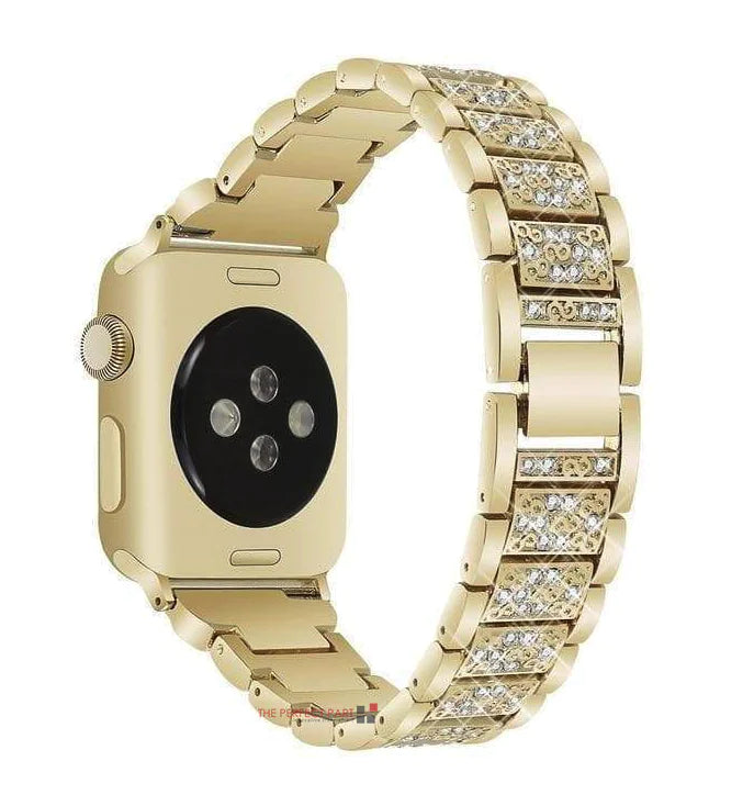 Crystal Bling Band Case iWatch Strap pour Apple Watch Ultra Series 8 7 SE 6 5 4 3
