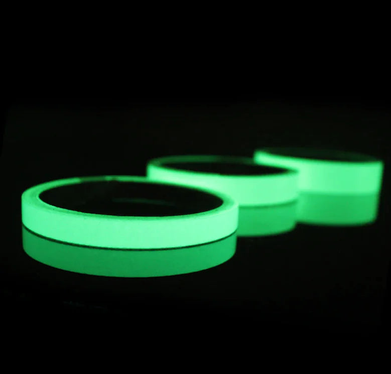 2PC Ruban lumineux Auto-adhésif Glow In The Dark Autocollant mural Lumière fluorescente