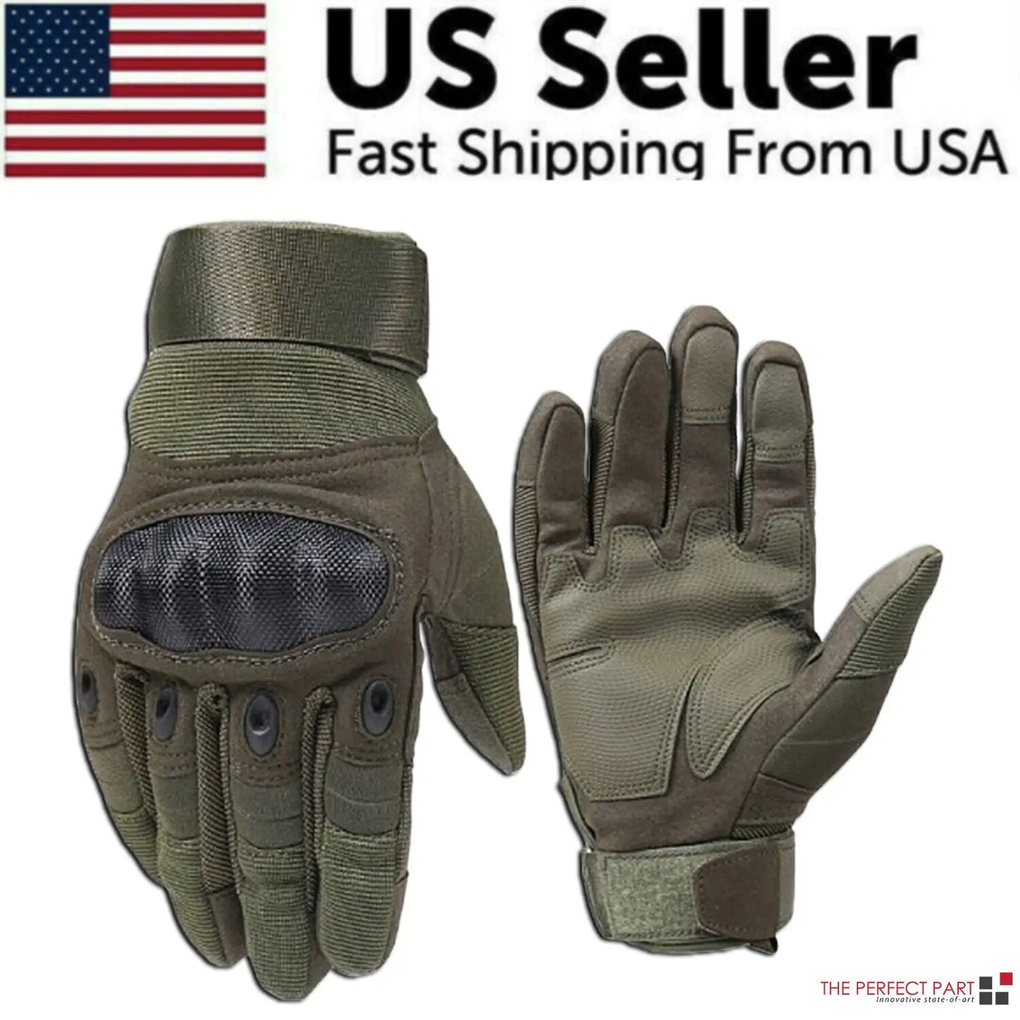 Tactique Moto Motocross Gants à doigts complets Moto Équitation Racing Mittens