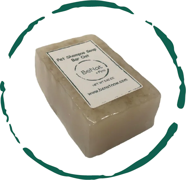Animaux de compagnie BeNat. Barre de shampooing entièrement naturelle pour animaux de compagnie. Aavoine. 5.8 oz.