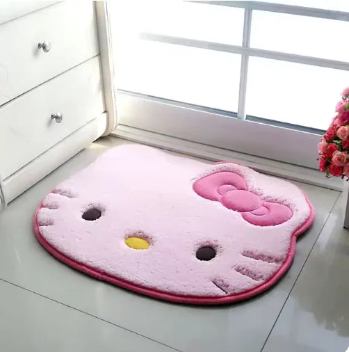 Tapis de sol Kawaii Kitty à séchage rapide