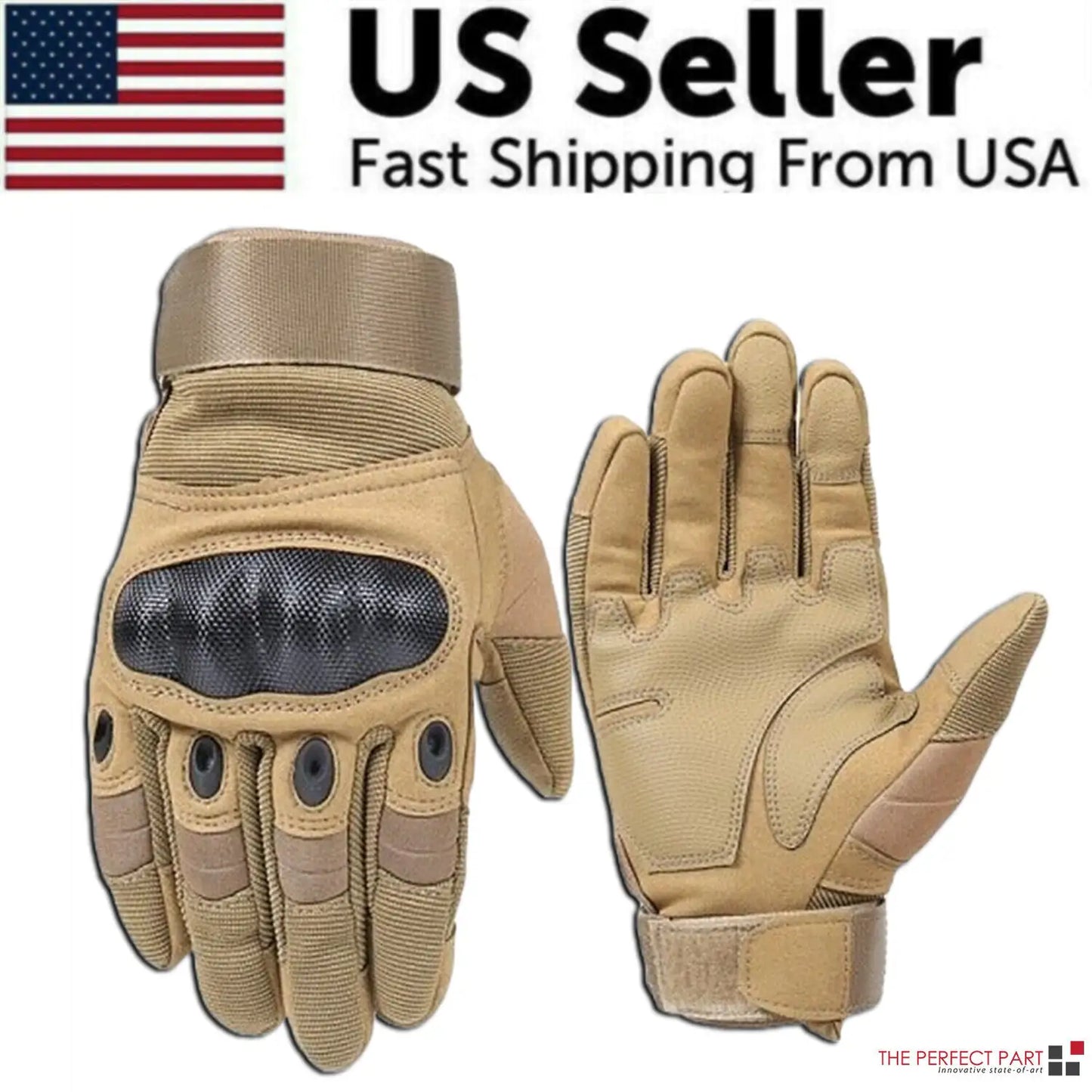Tactique Moto Motocross Gants à doigts complets Moto Équitation Racing Mittens