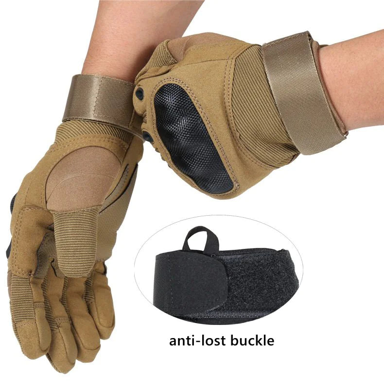 Tactique Moto Motocross Gants à doigts complets Moto Équitation Racing Mittens