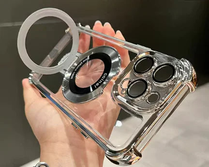 Support magnétique pour étui transparent Magsafe pour iPhone