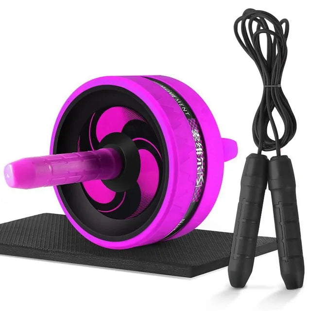 Ensemble 2-en-1 Ab Roller et corde à sauter