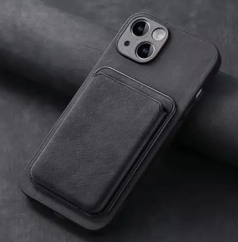 Étui de téléphone de poche magnétique pour carte