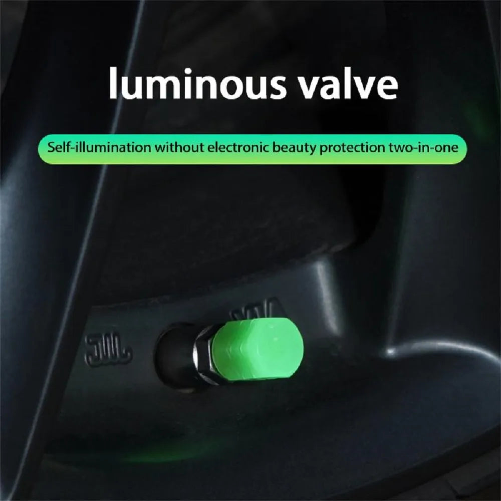 Capuchon de valve de pneu lumineux universel