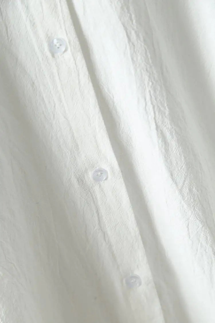 Robe chemise surdimensionnée