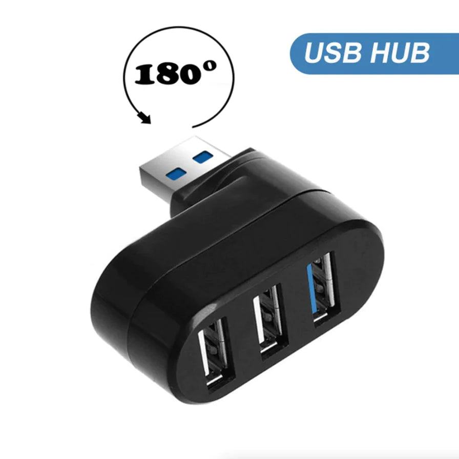 Adaptateur pour ordinateur portable haute vitesse 3 ports USB 3.0 Multi HUB Splitter Expansion Desktop PC