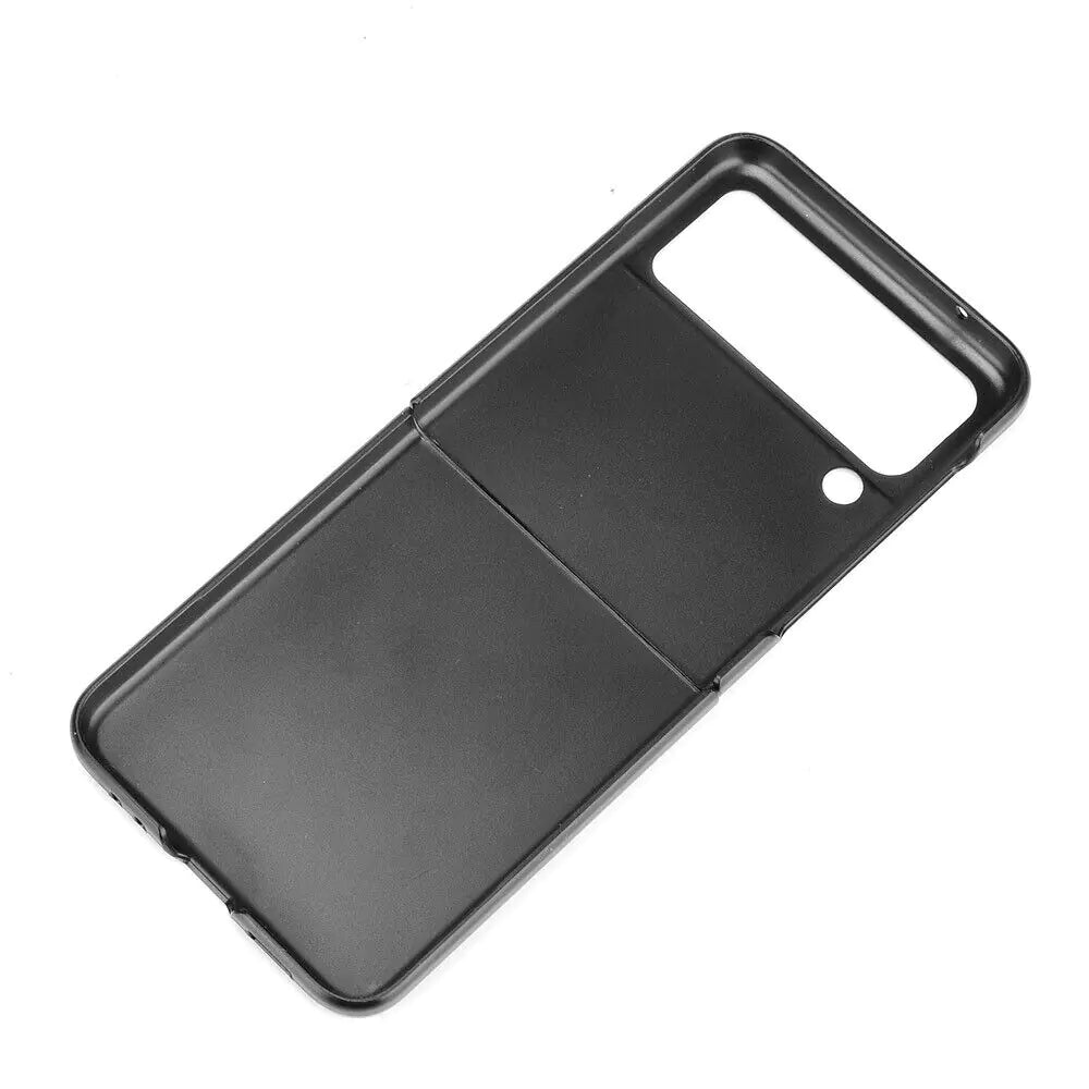 Pour Samsung Galaxy Z Flip 3 5G Housse de téléphone en cuir pliant mince et antichoc