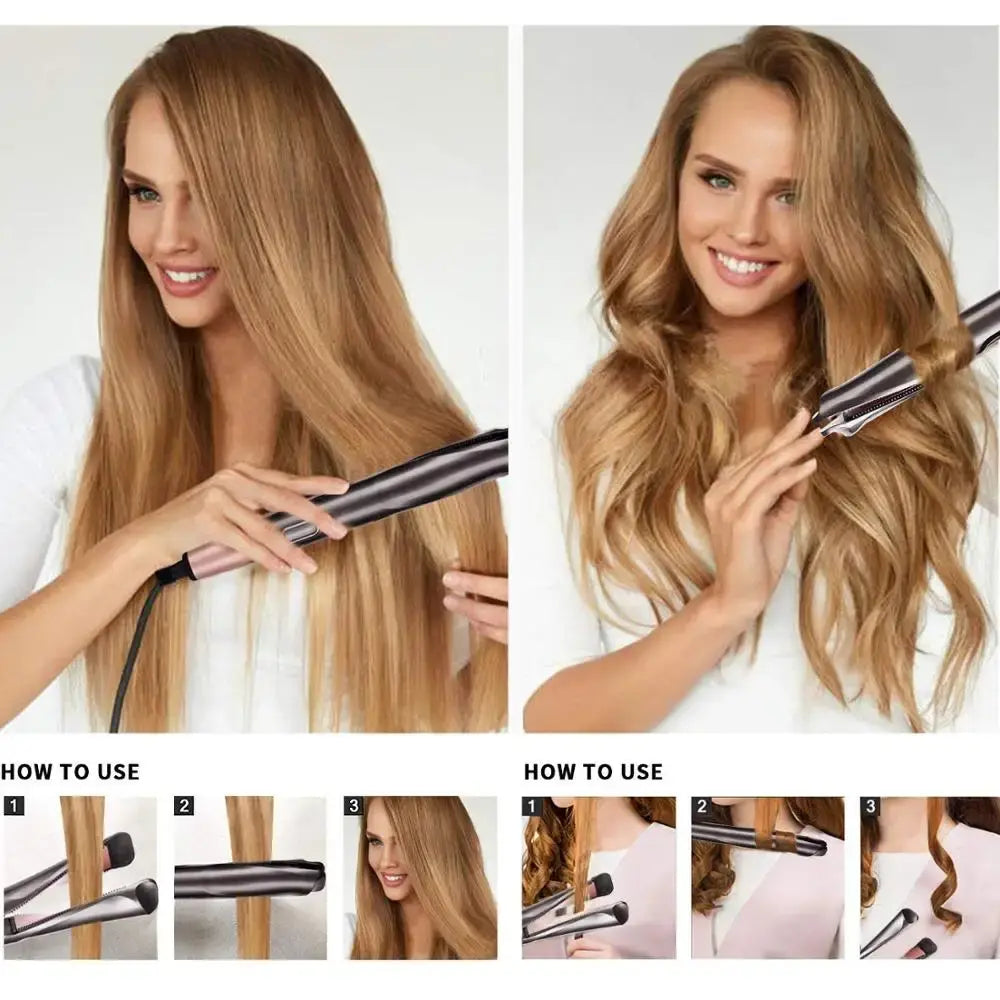 Outil de coiffure 2-en-1