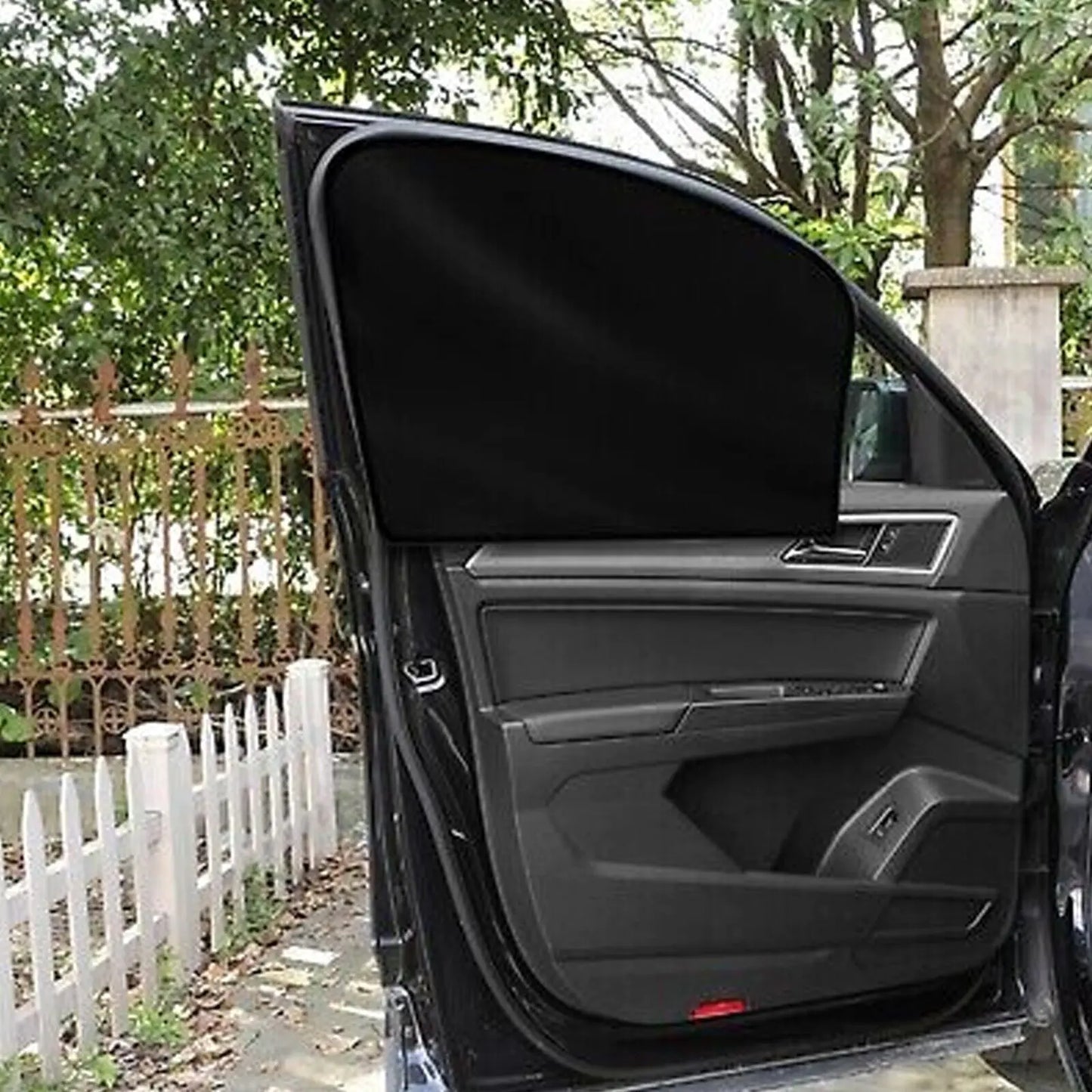 4X Magnetic Car Side Front Rear Window Sun Shade Cover Mesh Shield Protection UV