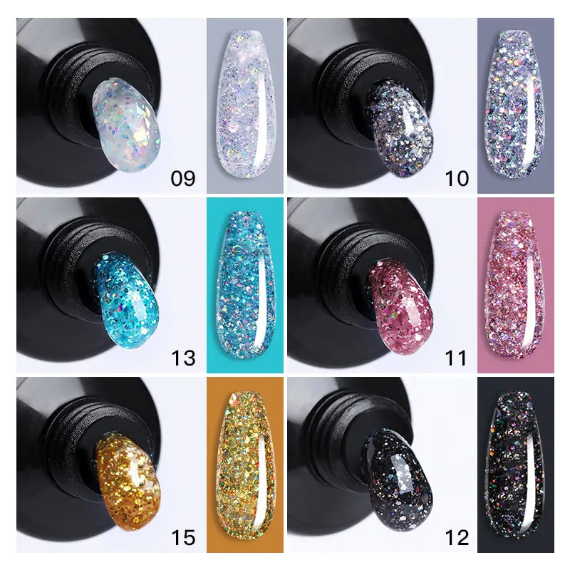 Ensemble de kit de vernis à ongles en gel d'extension