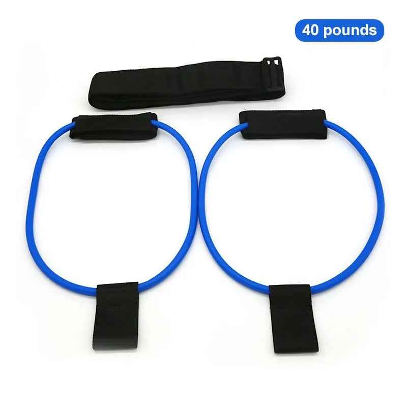 Ensemble de bandes de butin de fitness réglables avec bandes de résistance et ceinture