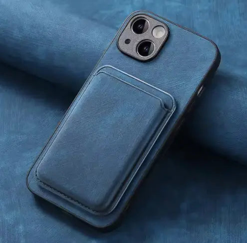 Étui de téléphone de poche magnétique pour carte
