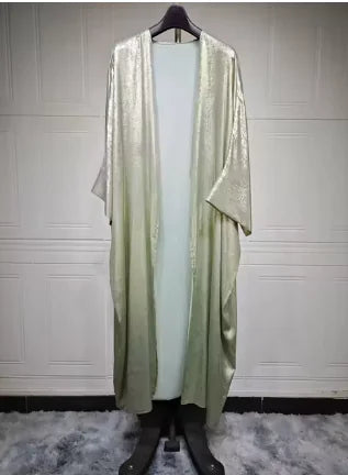 Open Kimono Abaya - Manches courtes
