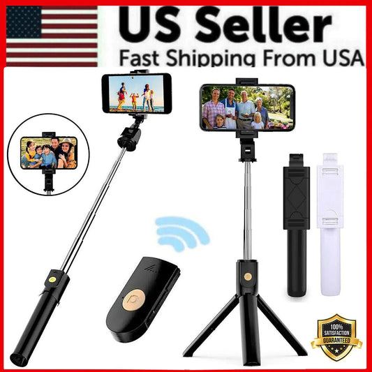 Selfie Stick Trépied Support de bureau à distance Support de téléphone portable pour iPhone Samsung US